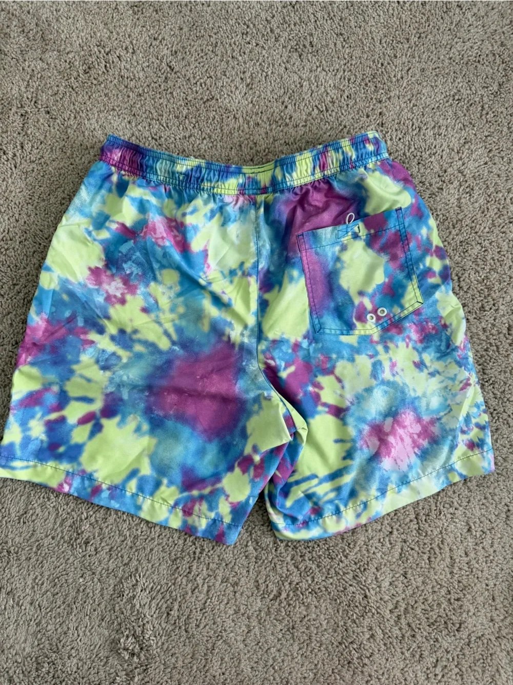 American Eagle Tie-Dye Swim Trunks